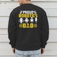 Robotics Father Robotics Dad Men's Sweatshirt Back Print