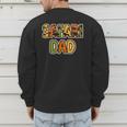 Safari Dad Safari Outfit Safari Costume Cute African Safari Men's Sweatshirt Back Print