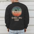 Shiba Inu Dog Vintage Shiba Inu Dad Men Women Men's Sweatshirt Back Print