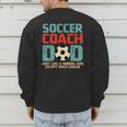 Soccer Coach Dad T-Shirt Men's Sweatshirt Back Print