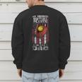 Softball Dad My Favorite Softball Player Calls Me Dad Men's Sweatshirt Back Print