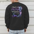 My Son Lives In Heaven Memorial Quotes Love Mom Dad Matching Men's Sweatshirt Back Print