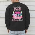 Spa Birthday Party Dad Of The Pampered Bday Girl Family Men's Sweatshirt Back Print