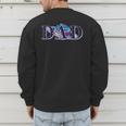 Space Dad Family Matching Mom Space Birthday Theme Party Men's Sweatshirt Back Print Space Dad Family Matching Mom Space Birthday Theme Party Men's Sweatshirt Back Print