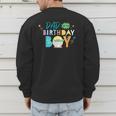 Star Wars Grogu Mandalorian Toon Dad Of The Birthday Boy Men's Sweatshirt Back Print