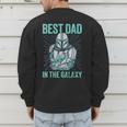 Star Wars The Mandalorian And Grogu Best Dad In The Galaxy Men's Sweatshirt Back Print Star Wars The Mandalorian And Grogu Best Dad In The Galaxy Men's Sweatshirt Back Print