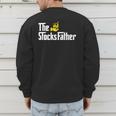 The Stocks Father Trader Dad Men's Sweatshirt Back Print