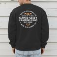 Super Camping King Camp Camper Dad Men Husband Men's Sweatshirt Back Print Super Camping King Camp Camper Dad Men Husband Men's Sweatshirt Back Print