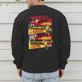 Transformers Father's Day Vintage Autobots Line Up Dad Is Men's Sweatshirt Back Print