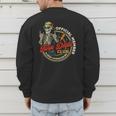 Twin Dad Club Dad Of Twins Skeleton Father's Day Men's Sweatshirt Back Print