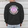 Using Dead Dad Jokes To Make People Uncomfy Vintage Quote Men's Sweatshirt Back Print Using Dead Dad Jokes To Make People Uncomfy Vintage Quote Men's Sweatshirt Back Print