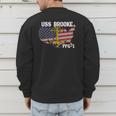 USS Brooke FFG-1 Frigate Veterans Day Son Father Grandpa Dad Men's Sweatshirt Back Print