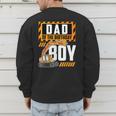 Vehicle Construction Excavator Dad Of The Birthday Boy Small Men's Sweatshirt Back Print
