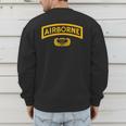 Vintage Airborne Veteran Paratrooper For Men Dad T-Shirt Men's Sweatshirt Back Print