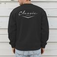 Vintage Classic 1957 Birthday For Dad Husband T-Shirt Men's Sweatshirt Back Print Vintage Classic 1957 Birthday For Dad Husband T-Shirt Men's Sweatshirt Back Print