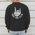 Vintage Dead Dad Club Matching 2 Sides Fathers Day Men's Sweatshirt Back Print