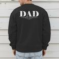 Vintage First Time Dad Est 2024 Promoted Father's Day Men's Sweatshirt Back Print