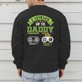 Vintage Leveling Up To Daddy 2026 Soon To Be Dad 2026 Men's Sweatshirt Back Print