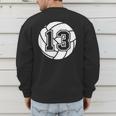 Volleyball Player 13 Volleyball Mom Dad Jersey Number 13 Men's Sweatshirt Back Print