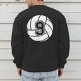 Volleyball Player 9 Volleyball Mom Dad Jersey Number 9 Men's Sweatshirt Back Print