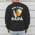 Voy Hacer Papa Ser Papa Voy A Ser Papa Dad To Be In Spanish Men's Sweatshirt Back Print