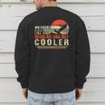 Waterski Dad Fathers Day Ski Lover Dad Water Skiing Rider Men's Sweatshirt Back Print Waterski Dad Fathers Day Ski Lover Dad Water Skiing Rider Men's Sweatshirt Back Print