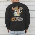 Wild Dad 1St Birthday Safari Jungle Animal Truck Men's Sweatshirt Back Print Wild Dad 1St Birthday Safari Jungle Animal Truck Men's Sweatshirt Back Print