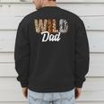 Wild Dad Zoo Born Two Be Wild B-Day Safari Jungle Animal Men's Sweatshirt Back Print