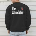 The Winefather Red Wine Tasting Fathers Day Dad Men's Sweatshirt Back Print The Winefather Red Wine Tasting Fathers Day Dad Men's Sweatshirt Back Print