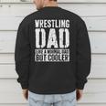 Wrestling Dad Shirt Men Fathers Day Wrestling Dad Men's Sweatshirt Back Print