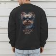 Yorkie Dad Cute Cool Dog In Sunglasses C Men's Sweatshirt Back Print Yorkie Dad Cute Cool Dog In Sunglasses C Men's Sweatshirt Back Print