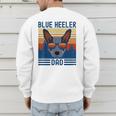 Australian Cattle Dog Blue Heeler Dad Men's Sweatshirt Back Print