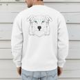 Australian Shepherd Aussie Mom Or Dad Men's Sweatshirt Back Print