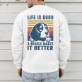 Beagle For Men Women Beagle Dog Mom Dad Beagle Men's Sweatshirt Back Print