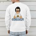 Bob's Burgers Gene Dad Portrait Men's Sweatshirt Back Print