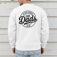 Cool Dads Club Father's Day From Daughter Son Best Dad Ever Men's Sweatshirt Back Print