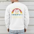 Cute Vintage Dad Level Unlocked Funny Gamer New Daddy Father Men's Sweatshirt Back Print Cute Vintage Dad Level Unlocked Funny Gamer New Daddy Father Men's Sweatshirt Back Print