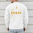 My Dad Is 90 90th Birthday 1935 90 Years Old Father Daddy Premium Tri-Blend Men's Sweatshirt Back Print