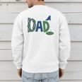 Dad Of The Birthday Boy Hole In One Golf Sport Matching Men's Sweatshirt Back Print