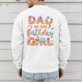 Dad Of The Birthday Ice Cream Family Matching Party Men's Sweatshirt Back Print