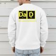 Dad Periodic Table Of Elements Men's Sweatshirt Back Print