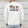 Dad Western Family Matching Birthday Cowboy Cowgirl Men's Sweatshirt Back Print