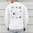 Daddy Houston We Have One Year Old Space Theme 1st Birthday Men's Sweatshirt Back Print