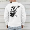 Dog Guitarist Guitar Pembroke Welsh Corgi Dad Mom Men's Sweatshirt Back Print
