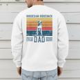 Dog Ridgeback Dad Vintage Rhodesian Ridgeback Dad Men's Sweatshirt Back Print Dog Ridgeback Dad Vintage Rhodesian Ridgeback Dad Men's Sweatshirt Back Print