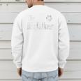 The Dogfather For Dog Dad For Men Men's Sweatshirt Back Print