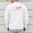 Father's Day Dad From Girl Outnumbered Men's Sweatshirt Back Print Father's Day Dad From Girl Outnumbered Men's Sweatshirt Back Print