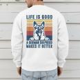 German Shepherd Men Women Dog Dad Mom German Shepherd Men's Sweatshirt Back Print