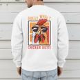 Guess What Chicken Butt DadSiblingsFriends Humor Small Men's Sweatshirt Back Print Guess What Chicken Butt DadSiblingsFriends Humor Small Men's Sweatshirt Back Print