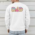 Ice Cream Dad 1st Birthday Matching Family Men's Sweatshirt Back Print Ice Cream Dad 1st Birthday Matching Family Men's Sweatshirt Back Print